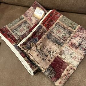 NWT Pottery Barn Callen Patchwork Pillow Covers